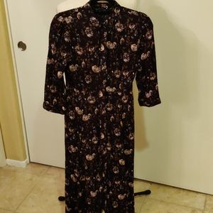 Zara Woman premium den collection maxi dress